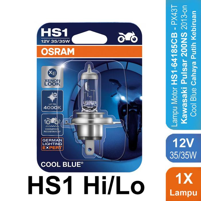 Gambar Lampu Motor OSRAM COOL BLUE Byson HS1 PX43T 35W dari bohlamhid Kota Tangerang Tokopedia