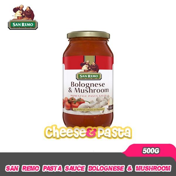 Gambar San Remo Pasta Sauce Bolognese And Mushroom 500 Gr dari Perfetto Cheese &amp; Pasta Kota Administrasi Jakarta Timur Tokopedia