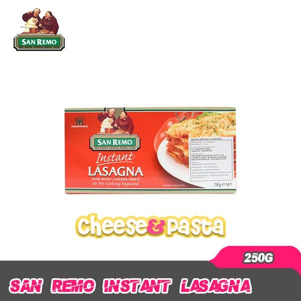 Gambar San Remo Instant Lasagna 250 Gr dari Perfetto Cheese &amp; Pasta Kota Administrasi Jakarta Timur Tokopedia