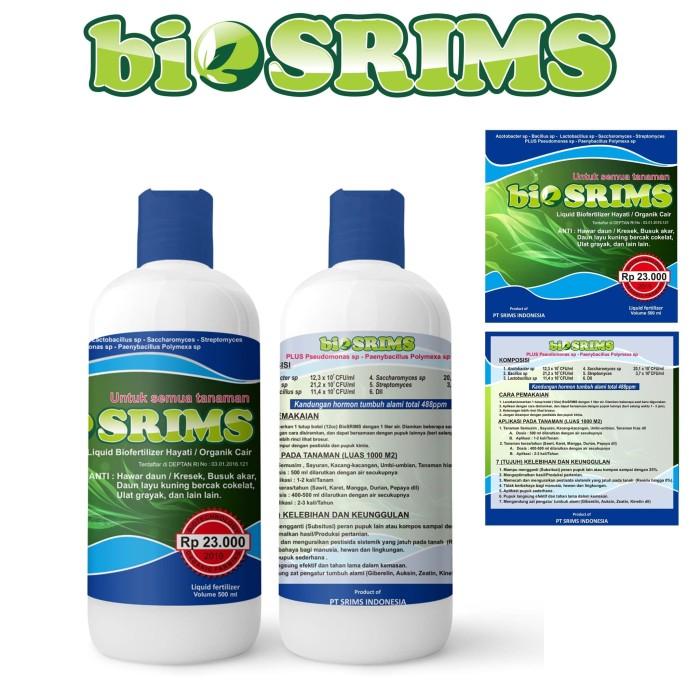 Gambar Pupuk Organik / Hayati Cair Ramah Lingkungan [500 ml] - BioSRIMS dari Yujin Warna-warni Jakarta Selatan Tokopedia