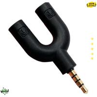 Gambar Overfly Splitter Audio Shape U 3.5mm ke Mic & Mic - K0650 dari AmanahBigStore Jakarta Barat 2 Tokopedia