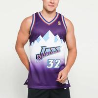 Gambar BAJU BASKET MITCHELL N NESS ORIGINAL UTAH JAZZ KARL MALONE JERSEY PUR dari Ncr Sport Kota Administrasi Jakarta Selatan 3 Tokopedia