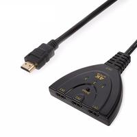 Gambar Amkle Kabel HDMI Switch 3 Port 4Kx2K 3D - XZT001107 - Black dari Galuh Saputra Shop Kota Administrasi Jakarta Barat 2 Tokopedia