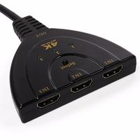 Gambar Amkle Kabel HDMI Switch 3 Port 4Kx2K 3D - XZT001107 - Black dari Galuh Saputra Shop Kota Administrasi Jakarta Barat 4 Tokopedia