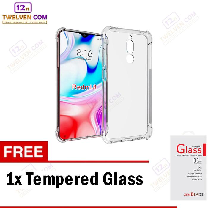Gambar Anti Crack Casing Xiaomi Redmi 8a Pro - Free Tempered Glass dari Twelven com Kota Administrasi Jakarta Barat Tokopedia
