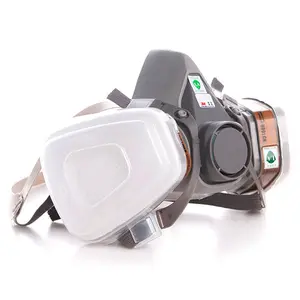 Masker Gas Respirator Half Face untuk Painting, Pesticide, Laboratory
