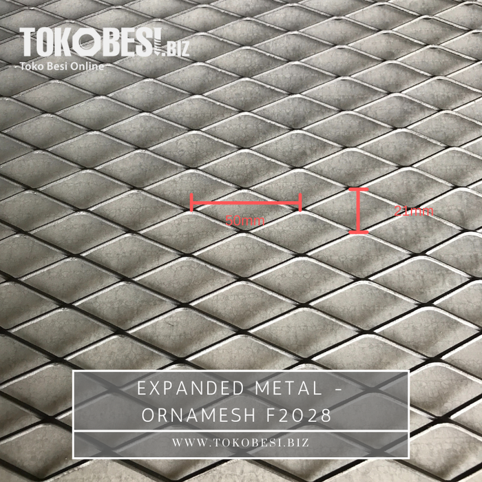 Gambar Expanded metal - Ornamesh F2028 (lbr) dari Teguh tokobesi Kota Bandung Tokopedia