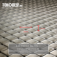 Gambar Expanded metal - Ornamesh F3035 (lbr) dari Teguh tokobesi Kota Bandung 1 Tokopedia