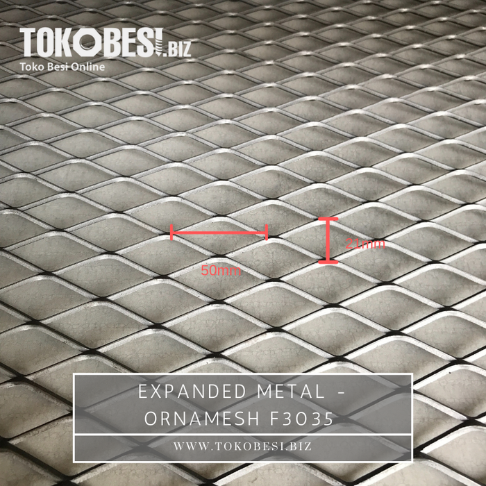 Gambar Expanded metal - Ornamesh F3035 (lbr) dari Teguh tokobesi Kota Bandung Tokopedia