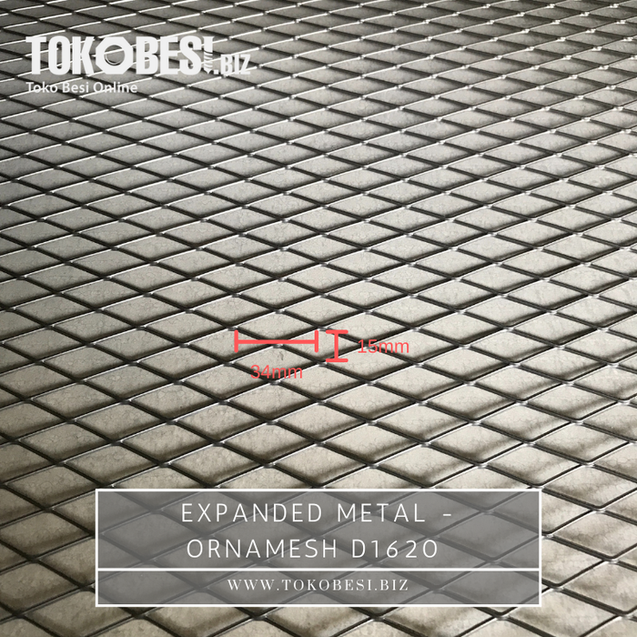 Gambar Expanded metal - Ornamesh D1620 (lbr) dari Teguh tokobesi Kota Bandung Tokopedia