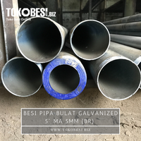 Gambar Besi Pipa Bulat Galvanized 5"ma 5mm (br) dari Teguh tokobesi Kota Bandung 1 Tokopedia
