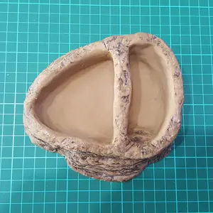 Reptile Combo Dish ys Tempat Makan Minum Reptil BD Gecko Panana Resin