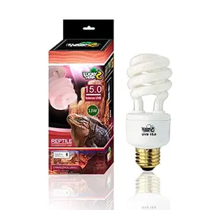 Lampu UVB 15.0 - UVB 200 Lucky Herp Pengganti Matahari Reptil Gurun