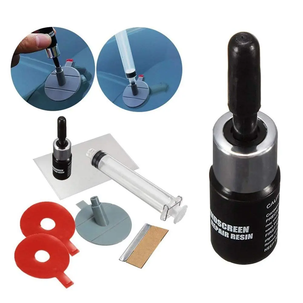 Windshield Repair Kit Cracked Glass Repair Kit To Fix Auto Glass
