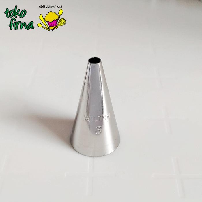 Gambar Spuit 6 Decorating Tip - Bulat - Round - Writing Tip - no. 6 dari Spuit Kue Wilton Kota Administrasi Jakarta Barat Tokopedia