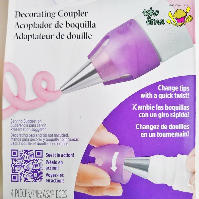 Gambar Quick Twist Coupler by Wilton dari Spuit Kue Wilton Kota Administrasi Jakarta Barat Tokopedia