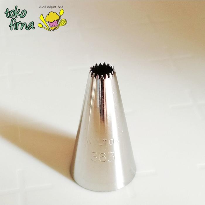 Gambar Spuit 363 Decorating Tip - Kerang Bintang - Open Star - no. 363 dari Spuit Kue Wilton Kota Administrasi Jakarta Barat Tokopedia