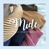 Gambar Original Mide Skirt by Rokgaliya : Black, Mocca, Grey, Navy, Cream dari RASTAGEDON SHOP Kab. Indramayu 3 Tokopedia