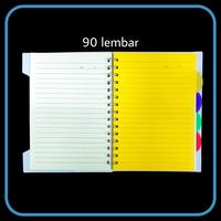 Gambar SOS Notebook Spiral B5-90 Index / Buku Spiral dari SOS Sukses Online Stationery Kota Administrasi Jakarta Utara 5 Tokopedia