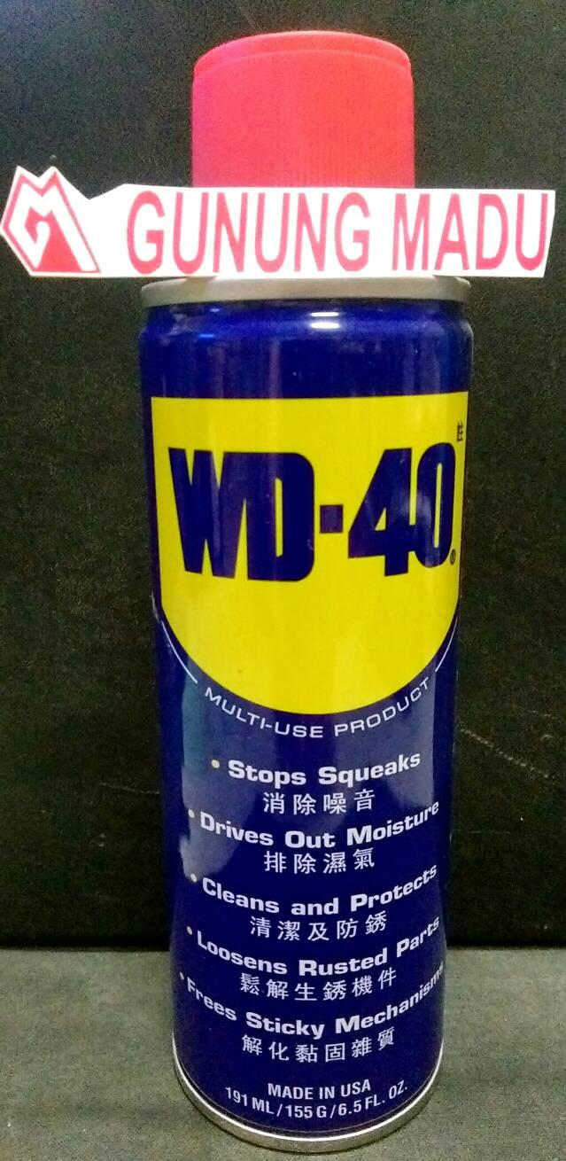 Gambar WD 40 SPRAY 191 ML / PELUMAS ANTI KARAT / PEMBERSIH KARATAN dari worthtoshop Kota Bogor Tokopedia