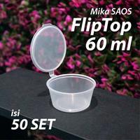 Gambar Tempat Saos 60 ml - Wadah Saos - Sauce Container dari E-QuPack Kota Tangerang Selatan 1 Tokopedia