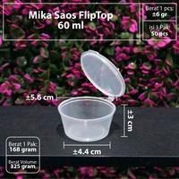 Gambar Tempat Saos 60 ml - Wadah Saos - Sauce Container dari E-QuPack Kota Tangerang Selatan 2 Tokopedia