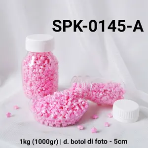 SPK-0145-A Sprinkles sprinkle sprinkel 1kg 1 kg kilo bintang star pink