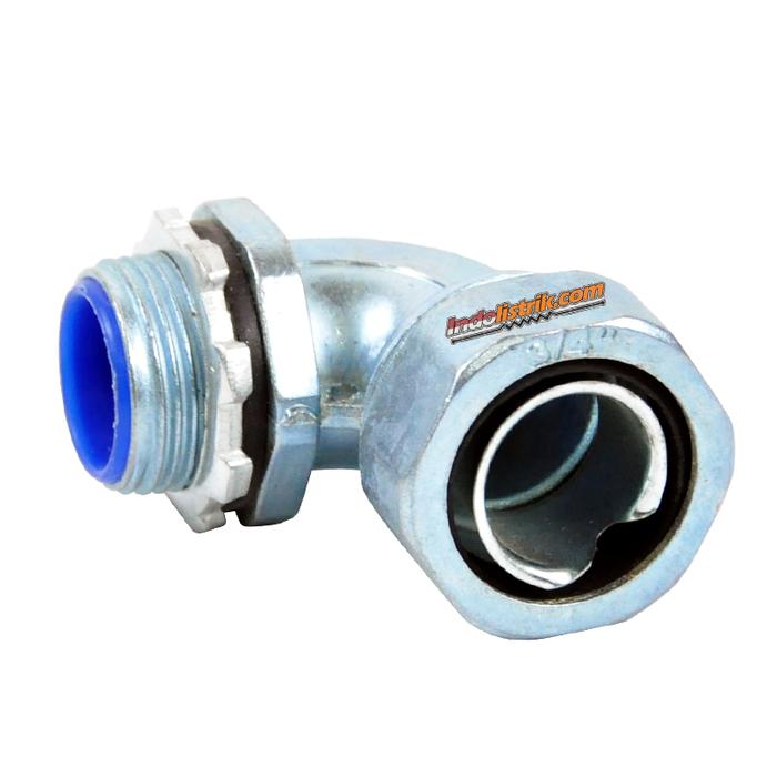 Gambar Connector Elbow Flexible Conduit Ke Box 3/4" EFTB 20 Duratech dari INDOLISTRIK OFFICIAL TNG Kota Administrasi Jakarta Pusat Tokopedia