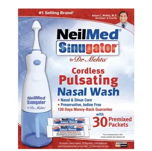 NEILMED Sinugator Cordless Pulsating Nasal Wash 240ml