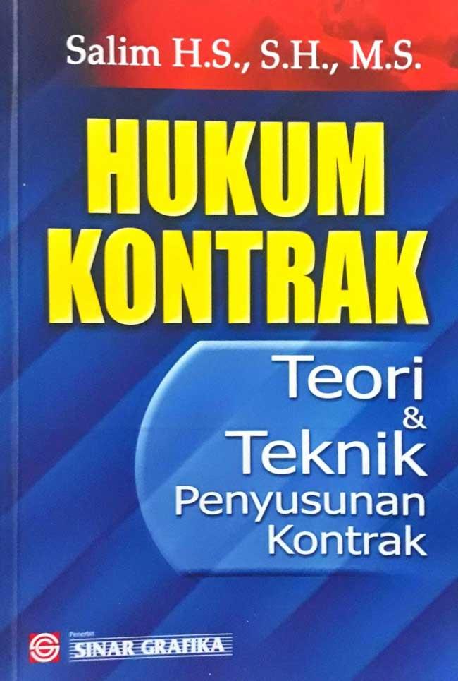Gambar HUKUM KONTRAK:TEORI+TEKNIK PENYUSUNAN KONTRAK dari Gramedia Kota Pekanbaru Tokopedia
