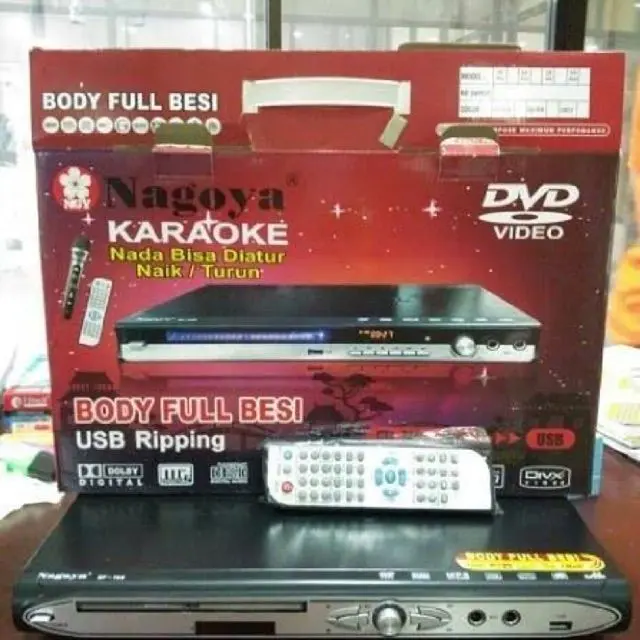 DVD PLAYER NAGOYA KARAOKE BODY FULL BESI USB RIPPING