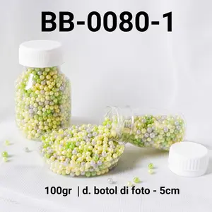 BB-0080-1 Sprinkles sprinkle sprinkel 100gr 100 gram mutiara hijau