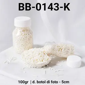 BB-0143-K Sprinkles sprinkle sprinkel 100gr 100 gram meses putih