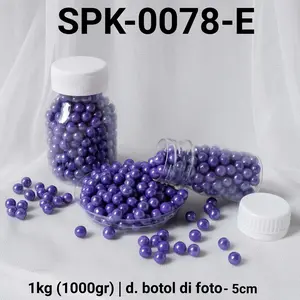 SPK-0078-E Sprinkles sprinkle sprinkel 1kg 1 kg mutiara ungu