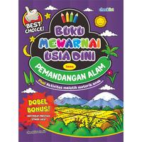Gambar Buku Mewarnai Usia Dini Tema Pemandangan Alam dari KETEMUBUKUONLINE Kab. Sleman 1 Tokopedia