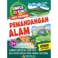 Gambar Simple & Fun! Copy Coloring Pemandangan Alam dari KETEMUBUKUONLINE Kab. Sleman 1 Tokopedia