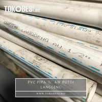 Gambar PVC Pipa ½" AW Putih Langgeng dari Teguh tokobesi Kota Bandung 2 Tokopedia