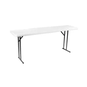 Meja Taman Lipat 180 Cm - Putih