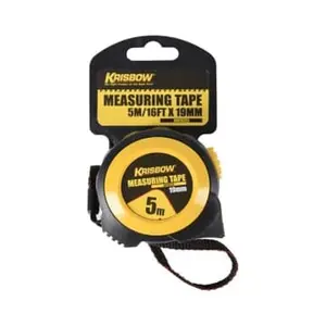 Krisbow Meteran Saku 1.9 Cm X 5 M - Meteran Gulung Krisbow 5