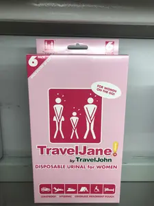 Travel Jane Disposable Urinal for women isi 6 pcs