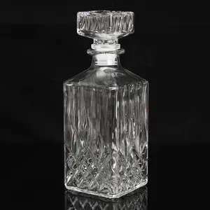 900ml Vintage Decanter Glass Liquor Whiskey Crystal Bottles