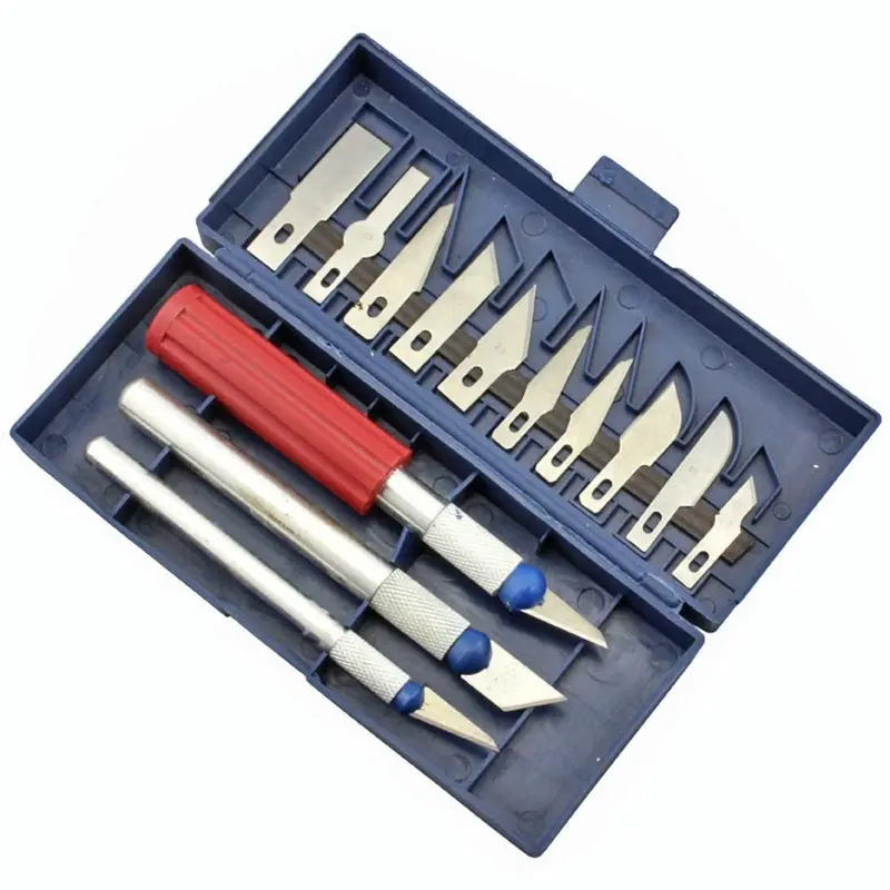 Pisau Alat Ukir Seni Hobi 13in1 Set Crafting Cutter Craft Art Knife 1