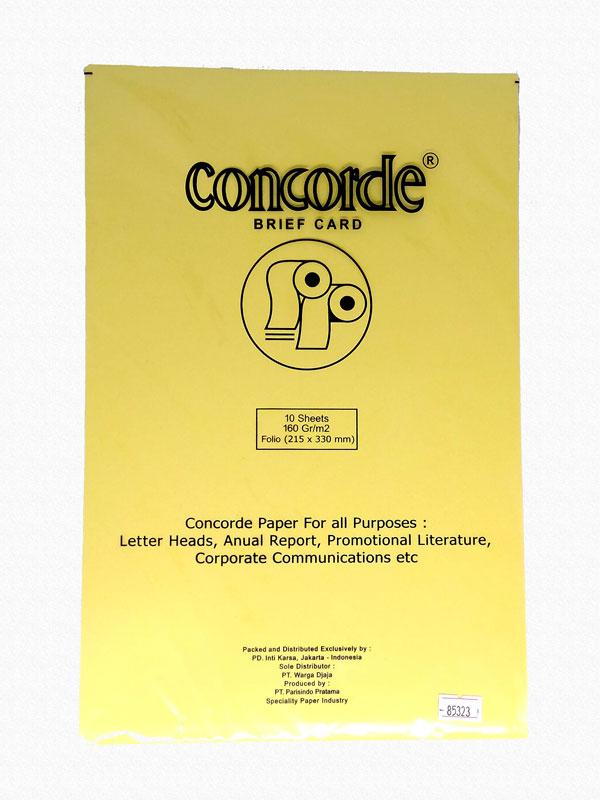 Gambar Cover Brief Card 160Gr Folio/10 (Yellow) 85323 dari Gramedia Kota Administrasi Jakarta Barat Tokopedia