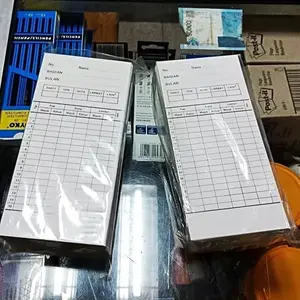 kartu absensi / absen polos