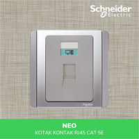 Gambar Schneider Stop Kontak Data RJ45 Cat5 Neo - E3031RJ5E_GS dari Smart Power Solution Kota Administrasi Jakarta Barat 1 Tokopedia