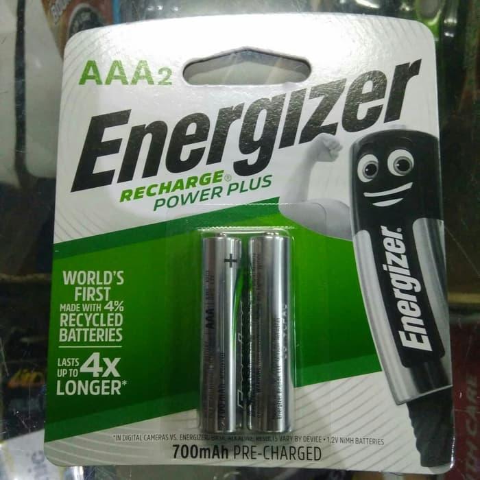 Gambar Baterai isi ulang rechargeable battery Energizer 700mAh AAA A3 2 pcs dari Suara Mas Kota Surabaya Tokopedia