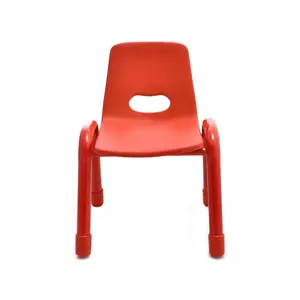 INFORMA KURSI ANAK - KURSI PLASTIK KAKI BESI - OYA KID CHAIR 30CM RED