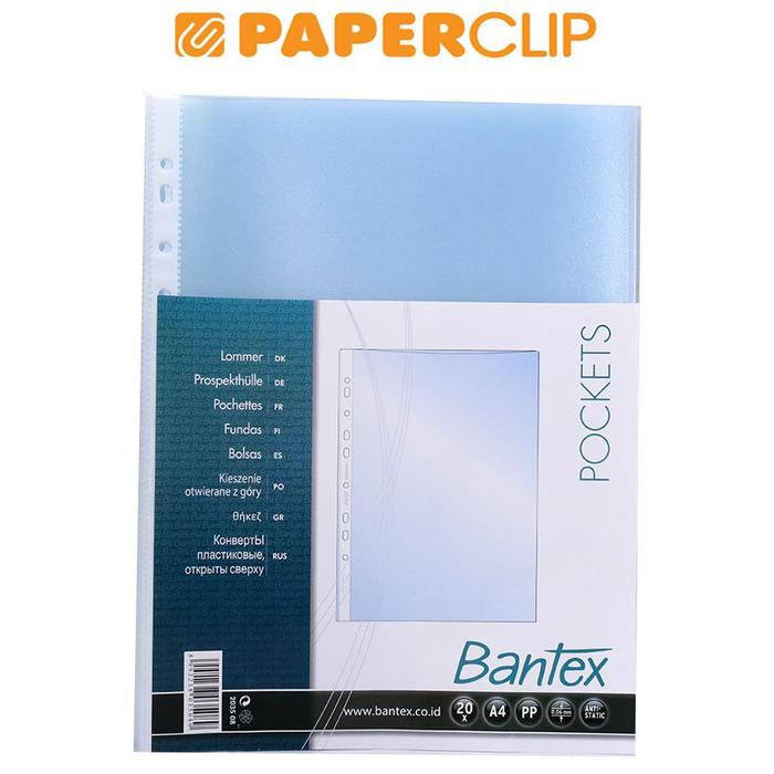 Gambar CLEAR POCKET BANTEX 2035 A4@20 dari Paperclip Indonesia Kota Administrasi Jakarta Selatan Tokopedia