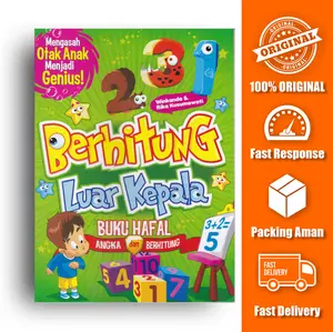 Buku Anak Berhitung Luar kepala Buku Hafal Angka dan Berhitung