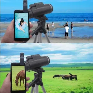 Teropong Monokular 35X50 Focus Lens Adjustable Telescope+BLUETOOTH
